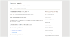 Desktop Screenshot of encontros-sexuais.com